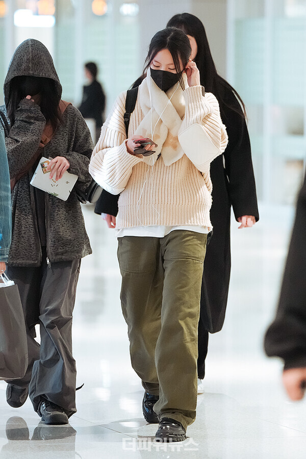 뉴진스헤인,인천국제공항입국