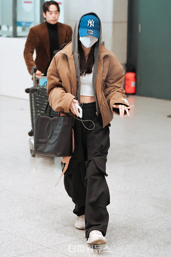 문가영,인천국제공항입국