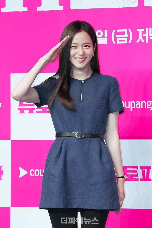 지수,쿠팡플레이'뉴토피아'제작발표회