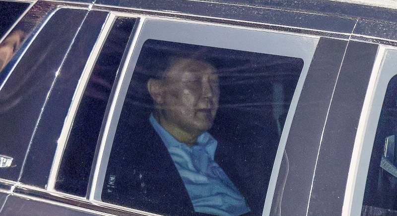 서울구치소 향하는 윤석열 대통령(사진=연합뉴스)