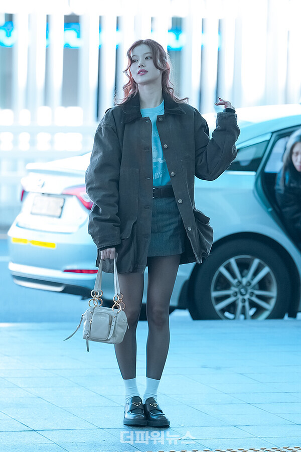 트와이스사나,인천국제공항출국