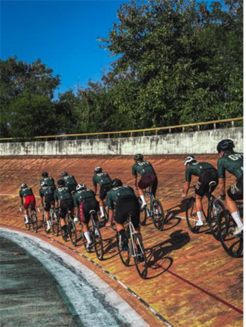 태국 치앙마이에서 훈련 중인 경륜 김포팀. (사진=국민체육진흥공단)