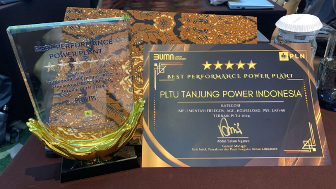 동서발전 인도네시아 칼셀 발전소, ‘2024 최우수 발전소’ 수상