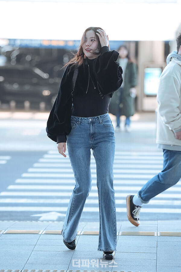 지수,인천국제공항출국