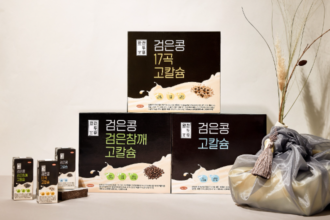 한미 ‘완전두유 블랙 고칼슘 3종 시리즈’, 출시 1년 만에 생산량 1600만 팩 돌파