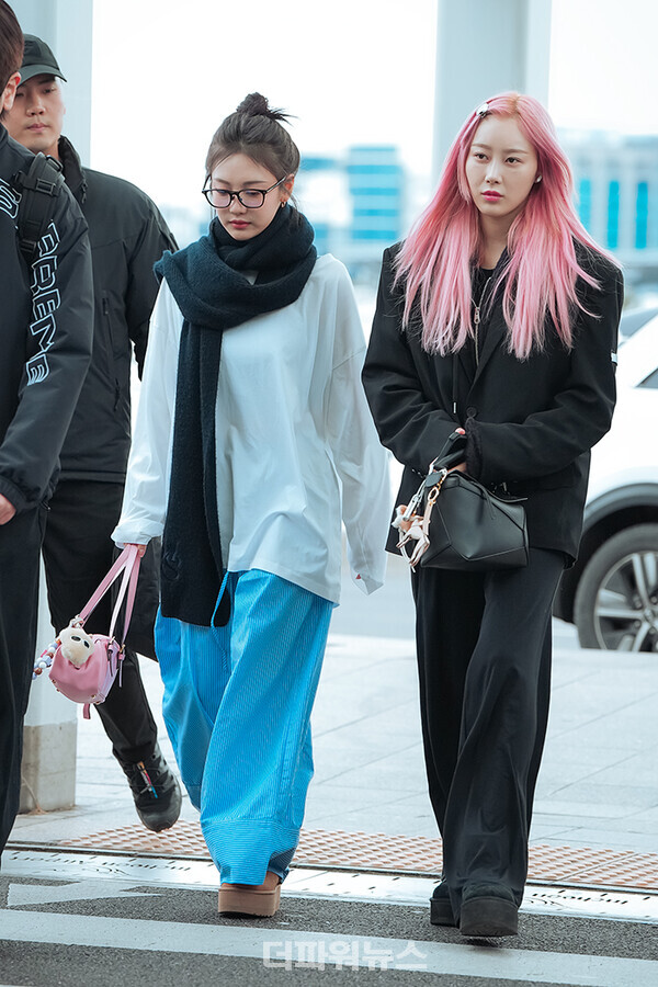 에스파닝닝-지젤,인천국제공항출국