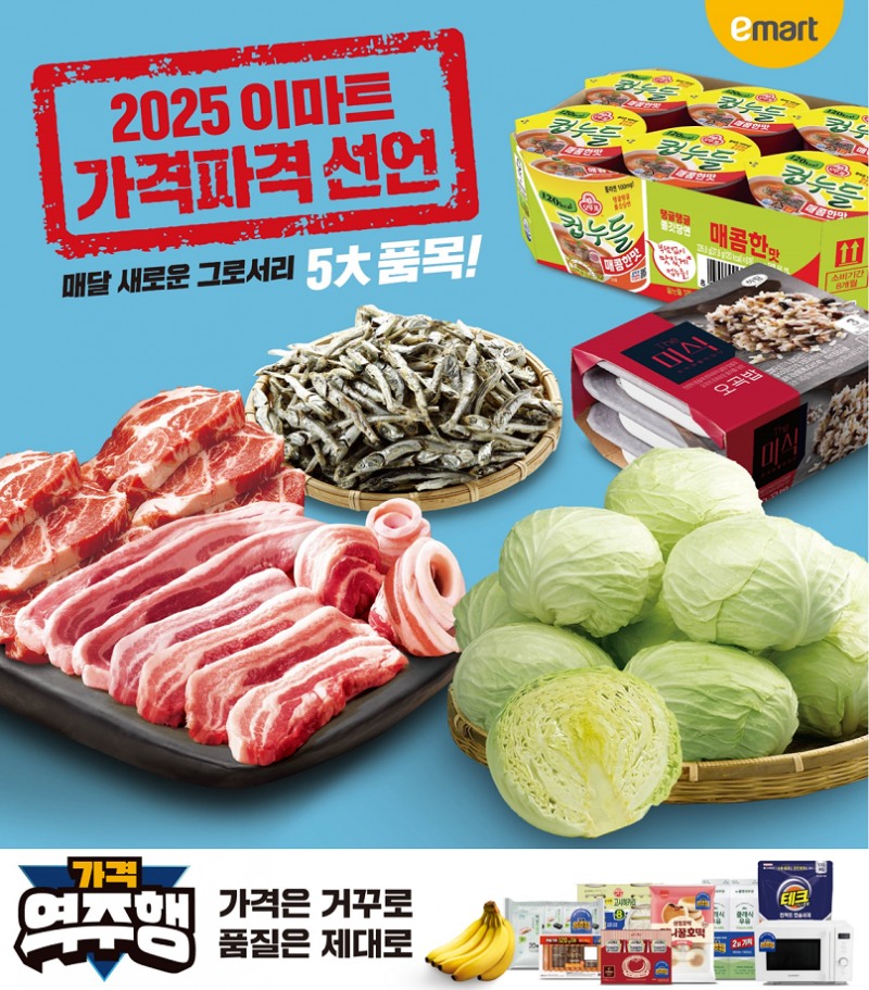 이마트, 2월 가격파격 선언·가격역주행 동시 시작한다