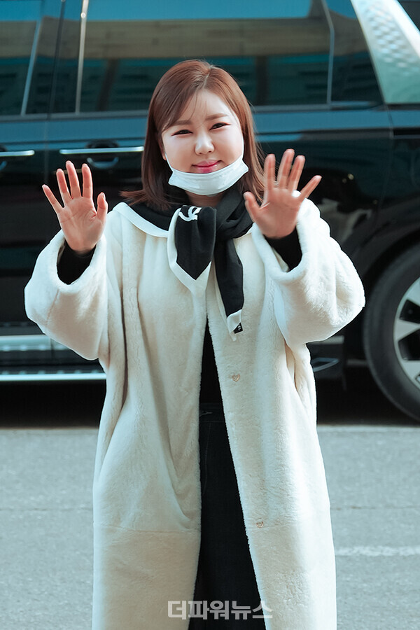 송가인,KBS불후의명곡출근길