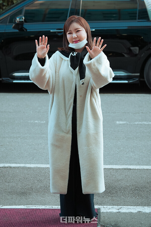 송가인,KBS불후의명곡출근길