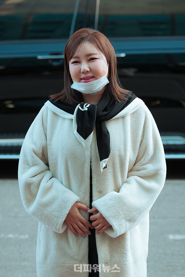 송가인,KBS불후의명곡출근길