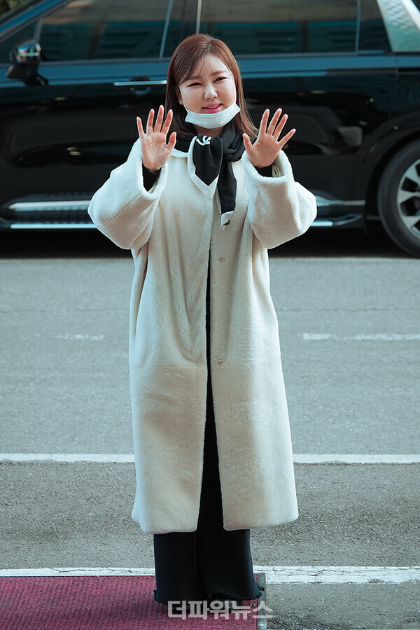 송가인,KBS불후의명곡출근길