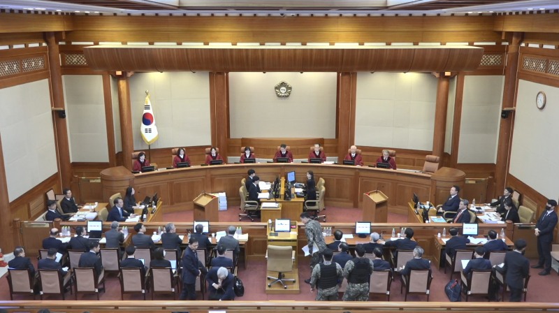 헌재 탄핵심판 변론(사진=연합뉴스)