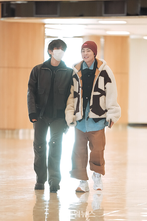 백현-시우민,김포국제공항출국