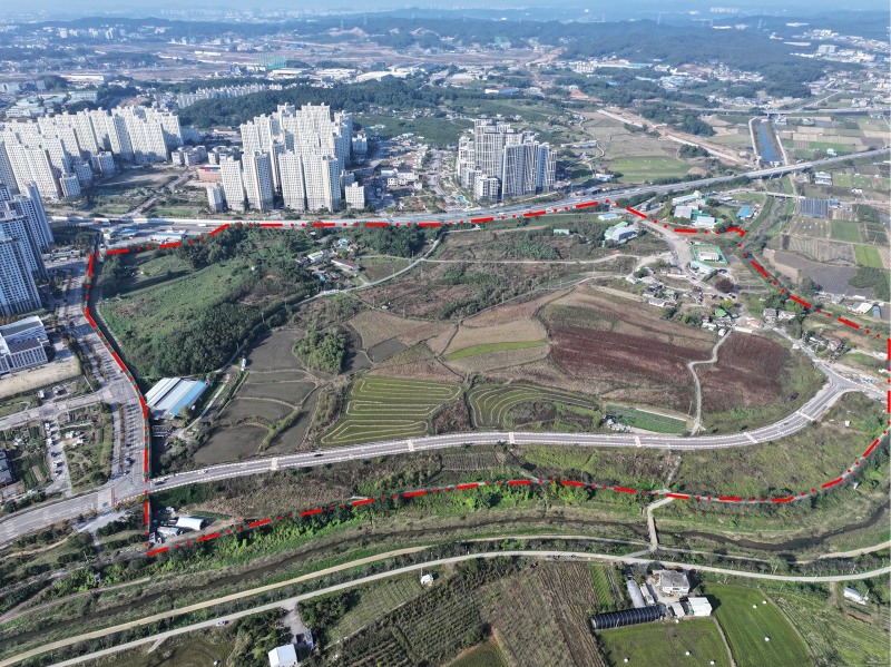 평택수촌지구 도시개발사업 대상지