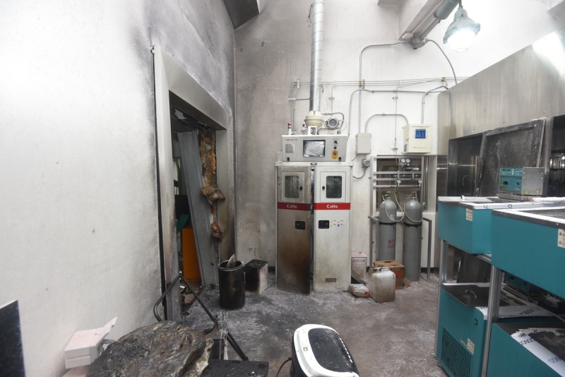 연구소 폭발·화재 사고 현장(사진=연합뉴스)