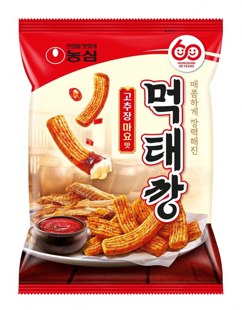 농심, 먹태깡 고추장마요맛 출시