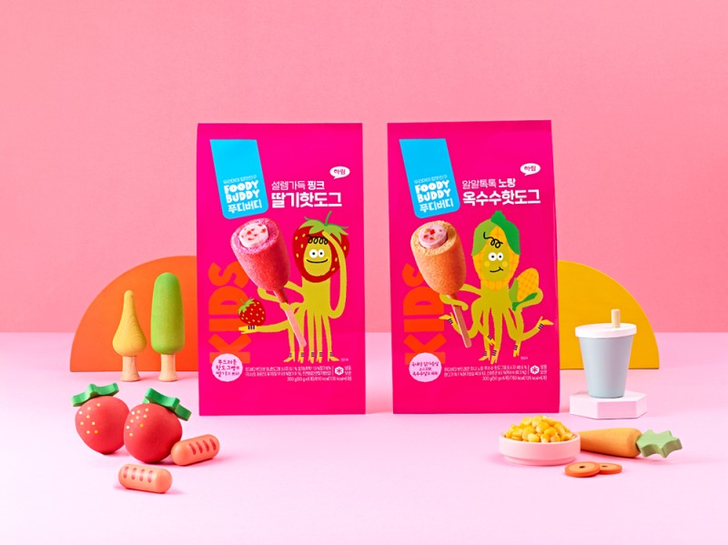 하림 푸디버디, ‘컬러 핫도그’ 2종 선보여