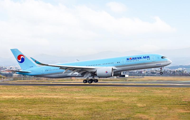 대한항공 A350 항공기.(사진=대한항공)