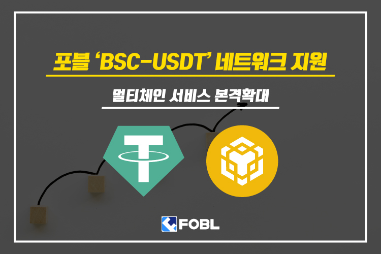 포블 ‘BSC-USDT’ 네트워크 지원