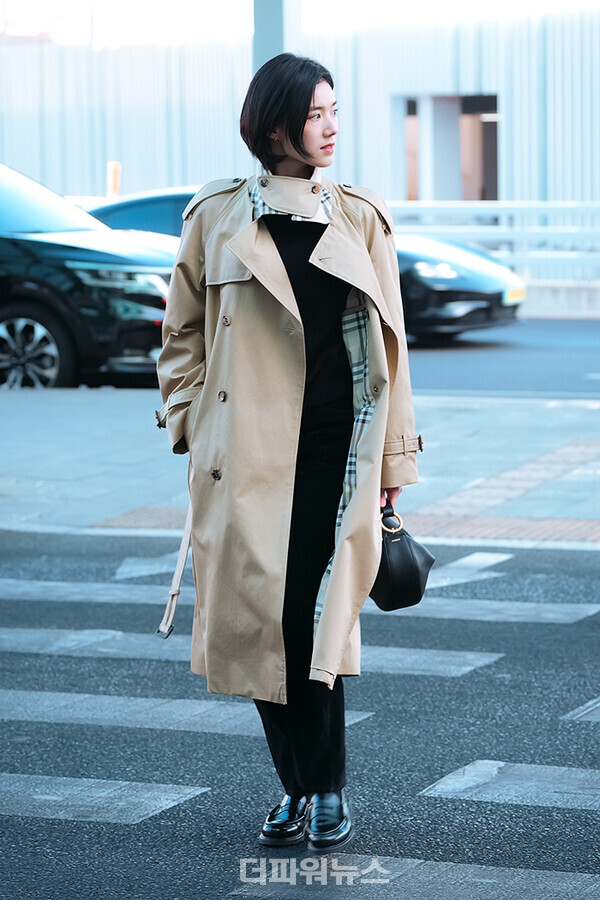 정은채,인천국제공항출국