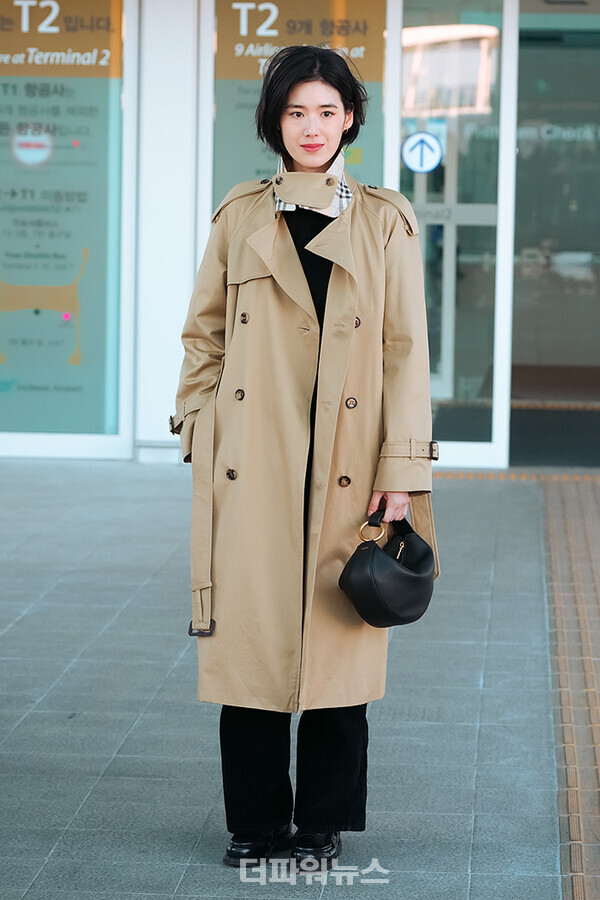 정은채,인천국제공항출국