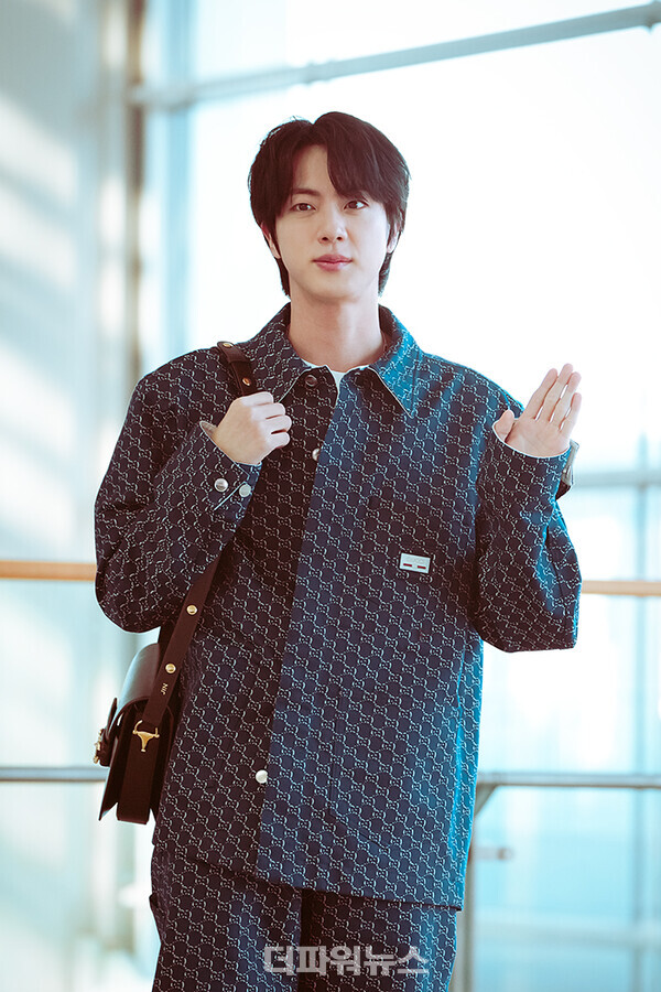 방탄소년단진,인천국제공항출국