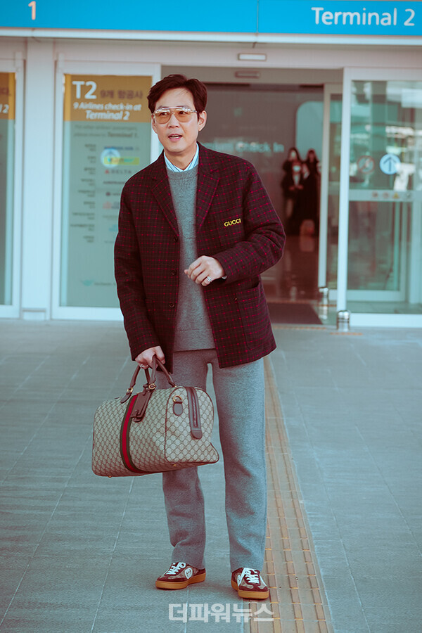 이정재,인천국제공항출국