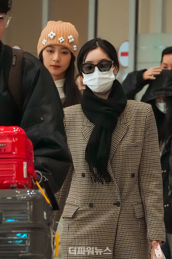 트와이스다현,인천국제공항입국