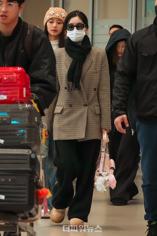 트와이스다현,인천국제공항입국