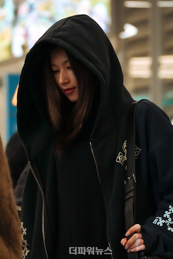 트와이스사나,인천국제공항입국