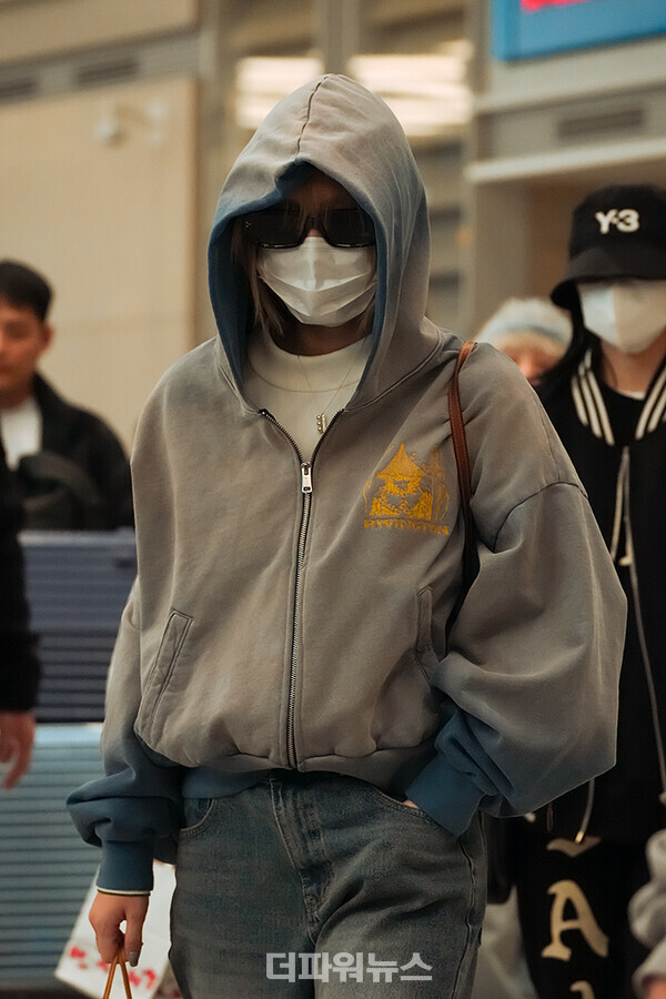 트와이스모모,인천국제공항입국