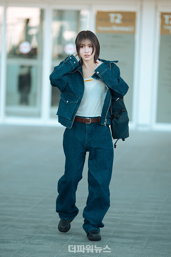 트와이스모모,인천국제공항출국