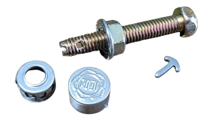 자동차 등록번호판 봉인.(사진=TS)