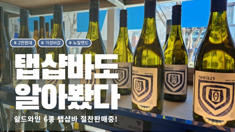 니혼슈코리아 쉴드 와인, 탭샵바 입점