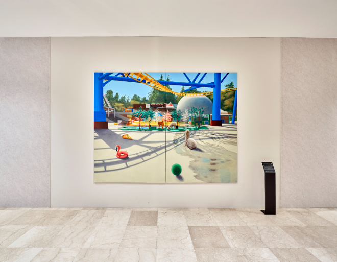 플라밍고와 알파카(Flamingo and Alpaca, 2023).(사진=롯데호텔앤리조트)