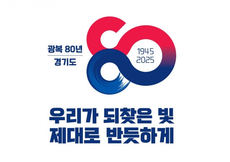 광복80주년 경기도 BI