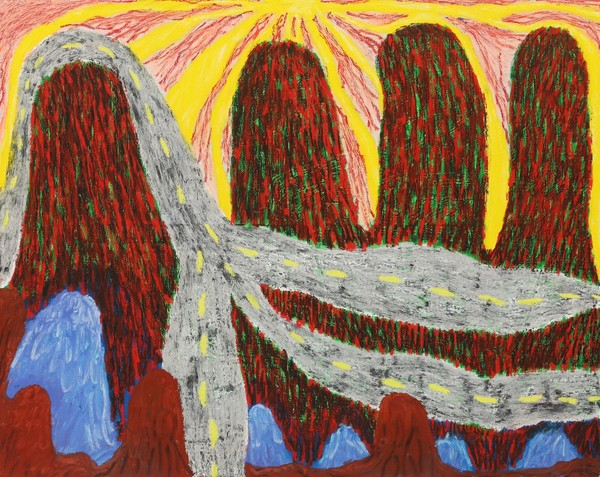 '어딘가 조금씩 다 이상하다.' oil on canvas, 72.7x90.9cm, 2023