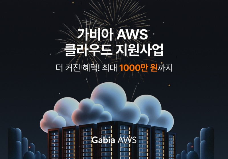 가비아, 3차 AWS 지원사업 실시