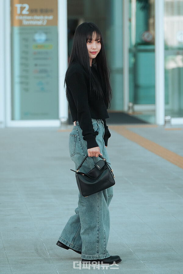 고민시,인천국제공항출국