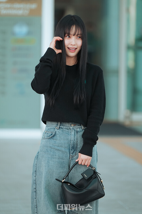 고민시,인천국제공항출국