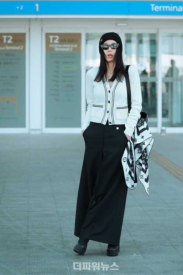 전지현,인천국제공항출국