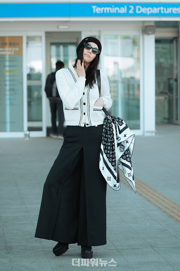 전지현,인천국제공항출국