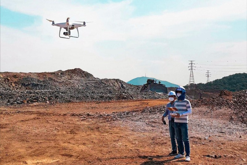 호반건설이 드론을 활용해 건설 산업의 경쟁력을 한층 강화하고 있다.(사진=호반건설)