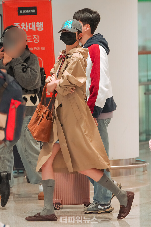 장원영,인천국제공항입국