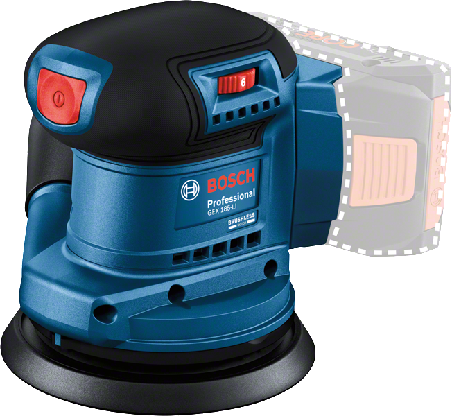 충전 원형 샌더 GEX 185-LI.(사진= 보쉬 전동공구)