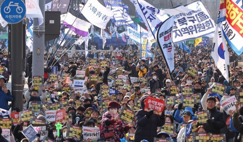 윤 대통령 탄핵 촉구 집회(사진=연합뉴스)