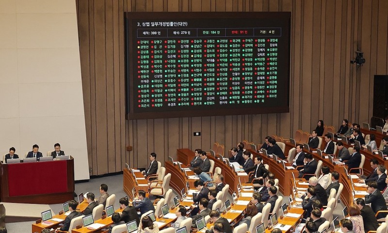 국회 본회의 통과한 상법개정안(사진=연합뉴스)