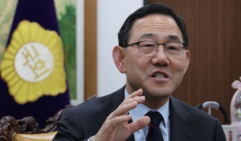 개헌 입장 밝히는 주호영 위원장(사진=연합뉴스)