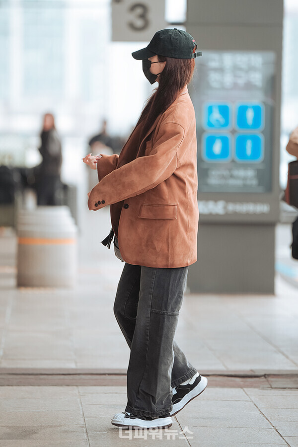 르세라핌홍은채,김포국제공항출국