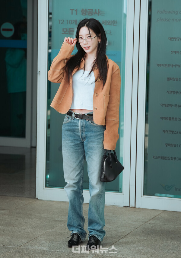 태연,인천국제공항출국